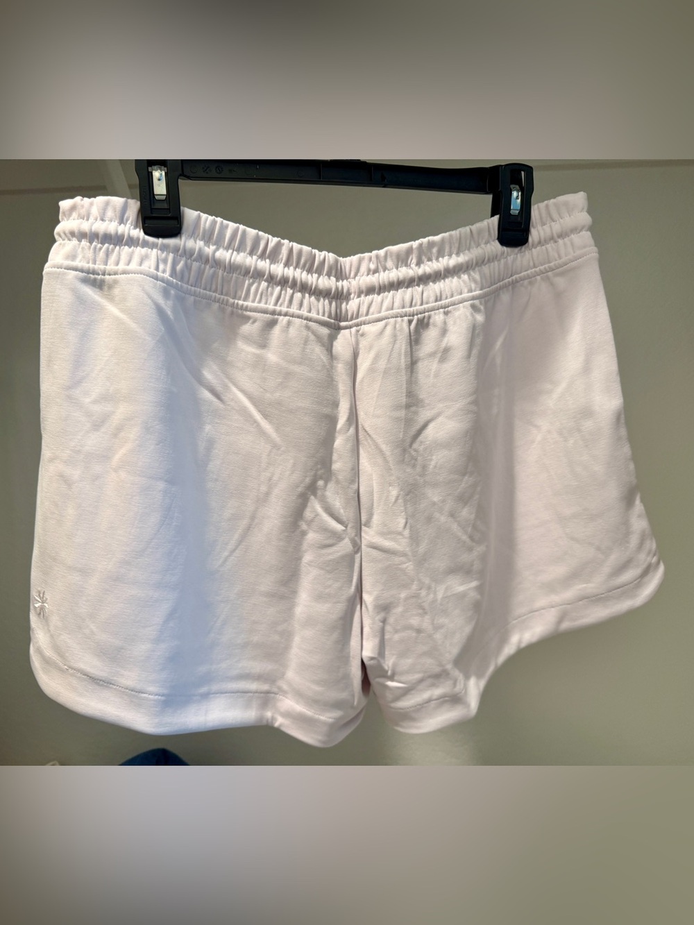 Athleta Pale Pink Drawstring Waist Shorts - Picture 2 of 6